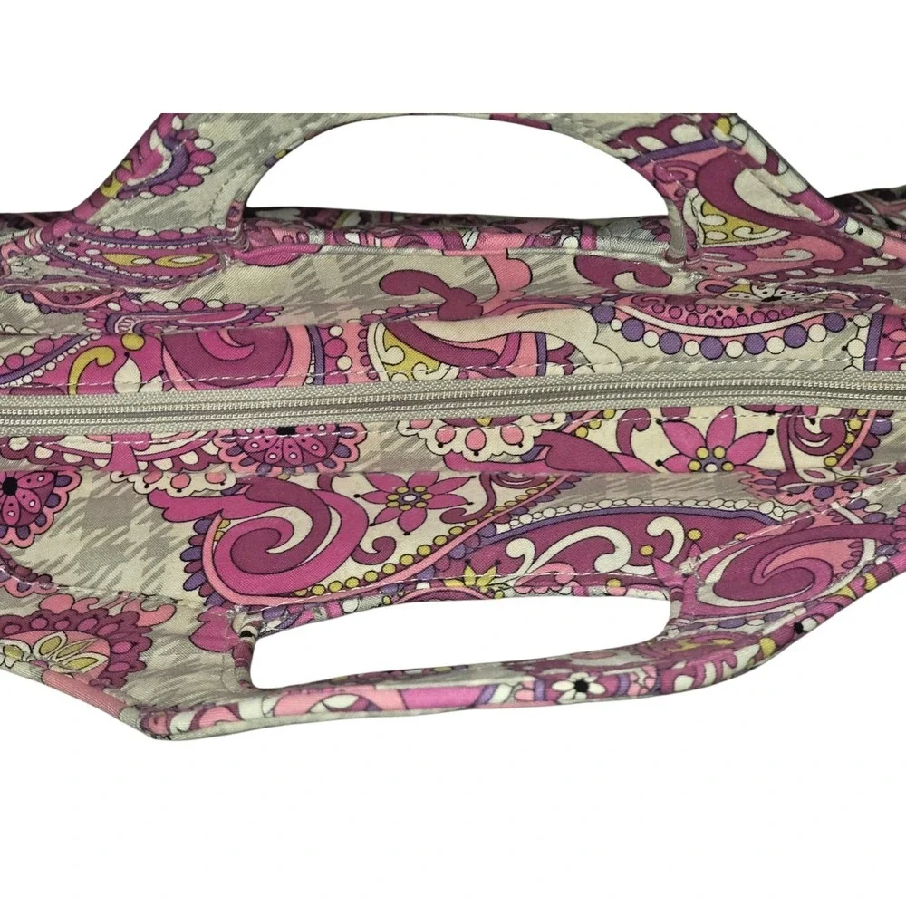 Vera‎ Bradley Abby In Paisley Meets Plaid Tote Bag Handbag Purse NWT READ